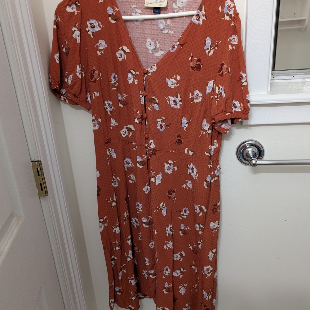 Floral Button-Down Dress